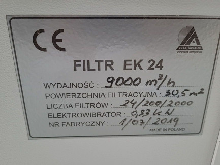 Zdjęcie przedmiotu: System odpylający EURO-KOMPLEX EK-24 
