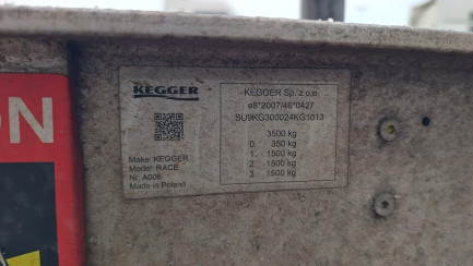 Zdjęcie przedmiotu: KEGGER RACE 3.5t KG3R-35-85