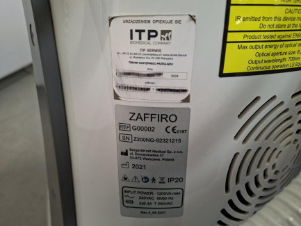 Zdjęcie przedmiotu: Urządzenie medyczne ZAFFIRO