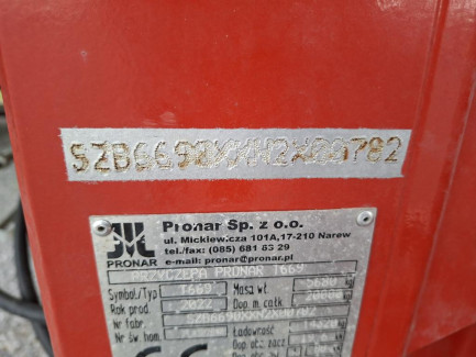 Zdjęcie przedmiotu: PRONAR T669 agricultural trailer with tipping