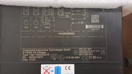 Zdjęcie przedmiotu: VDO digital tachograph version G2V2