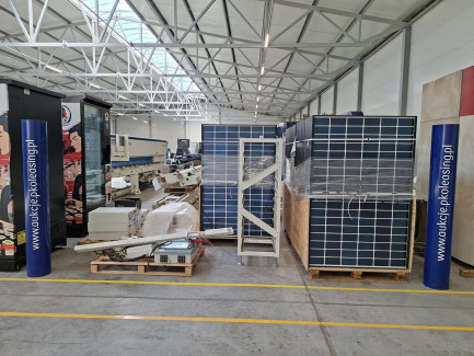  Elements of the JASOLAR JAM54D40-425/MB photovoltaic installation with a capacity of 49.2 kW with a DEYE energy storage
