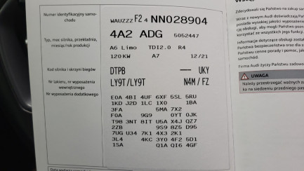 Zdjęcie przedmiotu: Audi A6 35 TDI mHEV S tronic