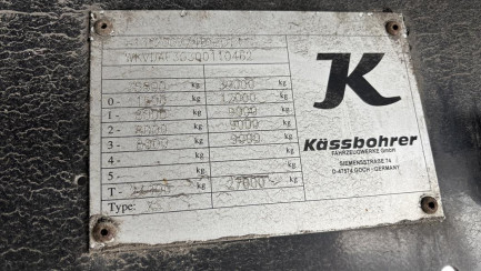 Zdjęcie przedmiotu: KASSBOHRER XS Mega 39.0t