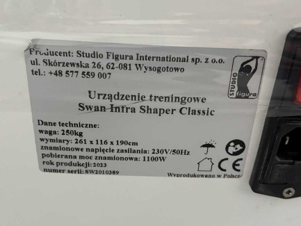 Zdjęcie przedmiotu: Класичний тренажер Studio Figura Swan Intra Shaper