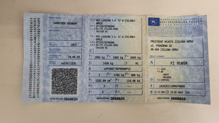 Zdjęcie przedmiotu: Jeep Compass 1.3 TMair Limited FWD S&S DDCT