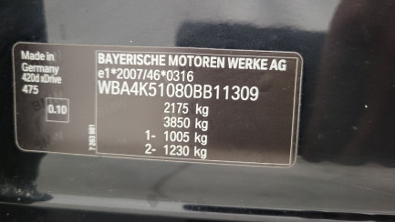 Zdjęcie przedmiotu: BMW 420d xDrive M Sport sport-aut Oświadczenie o utracie DR