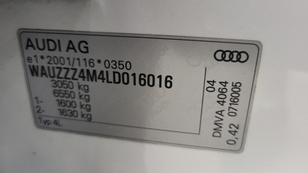 Zdjęcie przedmiotu: Audi SQ7 TDI Quattro Tiptr.