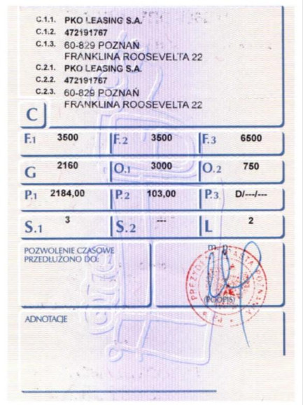 Zdjęcie przedmiotu: Fiat Ducato 35 2.2 H3-POWER E6.4 3.5t L3H2 Oświadczenie o utracie DR