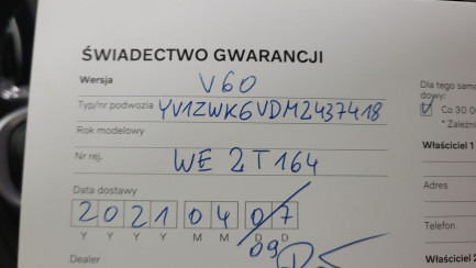 Zdjęcie przedmiotu: Volvo V60 B3 B Momentum Core aut
