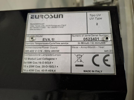 Zdjęcie przedmiotu: Solarium equipment set