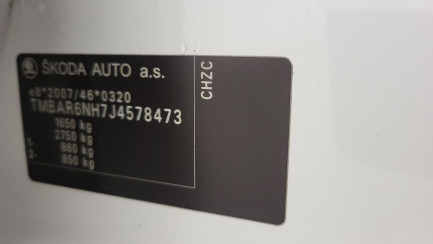 Zdjęcie przedmiotu: Skoda Rapid 1.0 TSI Ambition Lack of documentation for the gas installation