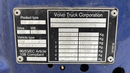 Zdjęcie przedmiotu: Volvo FMX 540 E6d 29.0t