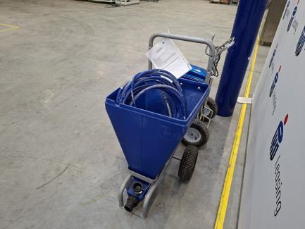 Zdjęcie przedmiotu: Agregat malarsko-szpachlarski GRACO MARK V STANDARD + Zbiornik na materiał GRACO 287987