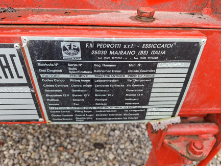 Zdjęcie przedmiotu: Suszarnia mobilna do ziarna PEDROTTI LARGE MAXI 220-250