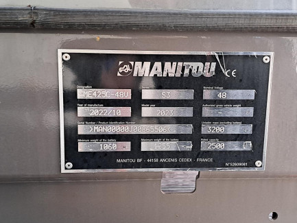 Zdjęcie przedmiotu: MANITOU ME 425C forklift