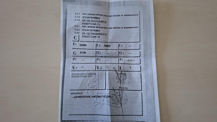Zdjęcie przedmiotu: SCHMITZ SKI 24 35.0t Oświadczenie o utracie DR