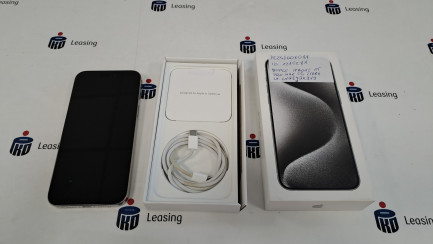 Zdjęcie przedmiotu: Smartfon / Telefon APPLE iPhone 15 Pro Max 5G 256GB 6.7" 120Hz Tytan Biały kod prod. MU783PX/A