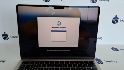 Zdjęcie przedmiotu: Laptop APPLE MacBook Air 2024 13.6" M3 16GB RAM 512GB SSD macOS Księżycowa poświata