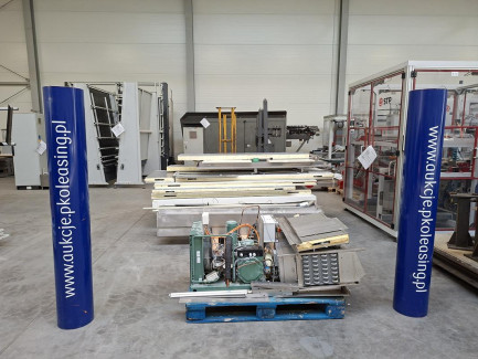 COMPONENTS OF A COLD STORAGE UNIT WITH A LILLNORD REFRIGERATION UNIT