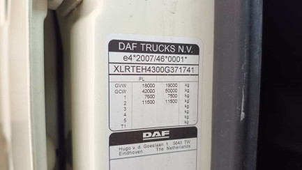 Zdjęcie przedmiotu: DAF XF 480 E6 21.0t FT Space Cab