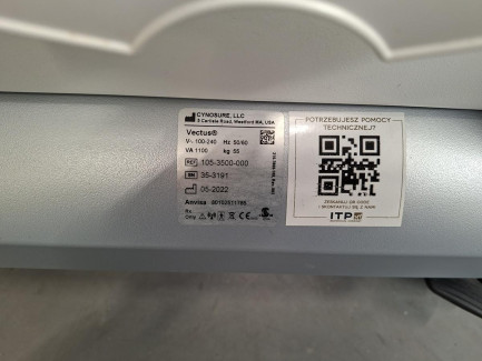 Zdjęcie przedmiotu: CYNOSURE VECTUS diode laser designed for hair removal, discoloration, and vascular lesions