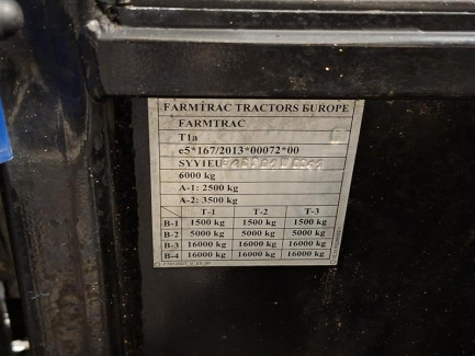 Zdjęcie przedmiotu: CIĄGNIK ROLNICZY FARMTRAC 9120 DT V