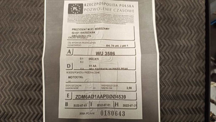Zdjęcie przedmiotu: Ducati Multistrada V4 Pikes Peak