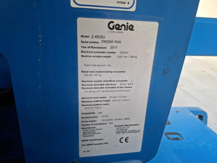 Zdjęcie przedmiotu: GENIE Z-45/25J electric articulated boom lift