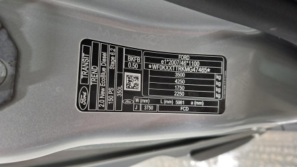 Zdjęcie przedmiotu: Ford Transit 350 2.0 TDCi DPF L3H2 Trend E6.2 3.5t