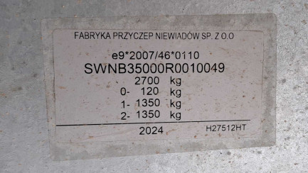 Zdjęcie przedmiotu: AM AM KEBAB FOOD TRAILER Niewiad&oacute;w B3500