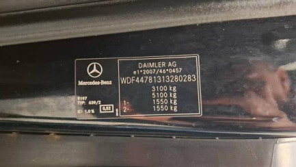 Zdjęcie przedmiotu: Mercedes-benz V 250 Oświadczenie o utracie DR