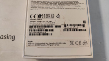 Zdjęcie przedmiotu: Telefon / Smartfon Apple iPhone 13 mini 128GB (r&oacute;żowy) kod prod. MLK23PM/A