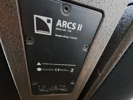 Zdjęcie przedmiotu: A set of sound equipment from L-ACOUSTICS