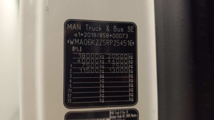 Zdjęcie przedmiotu: MAN TGX E6e 18.0t BL-SA(GM)