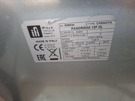 Zdjęcie przedmiotu: Холодильна вітрина для морозива IFI S.p.A. TAVULLIA PANORAMA 12F DL