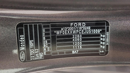 Zdjęcie przedmiotu: Ford Mondeo Hatchback 2.0 TDCi Trend Oświadczenie o utracie DR