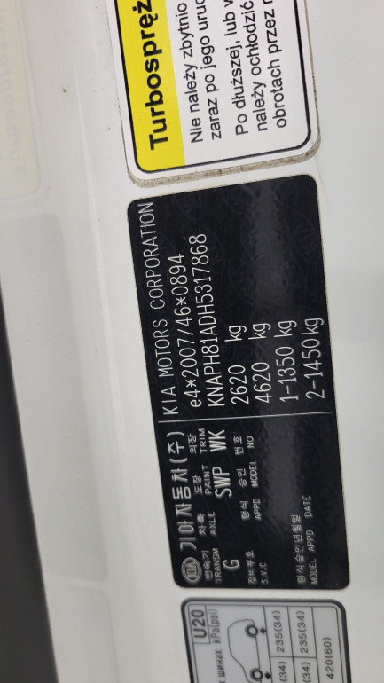 Zdjęcie przedmiotu: Kia Sorento 2.0 CRDI Business Line Plus aut