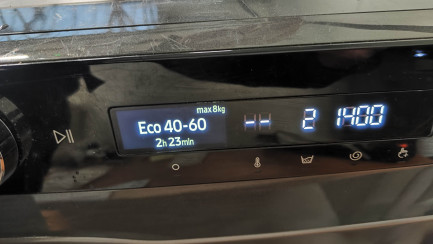 Zdjęcie przedmiotu: Pralko-suszarka SAMSUNG WD80T554DBX EcoBubble AI Control AddWash AirWash