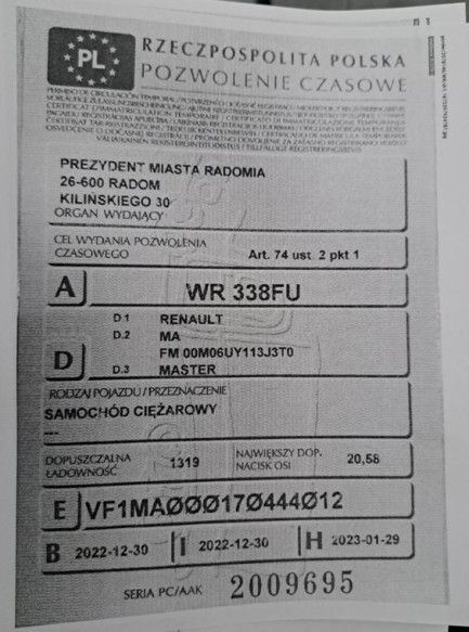 Zdjęcie przedmiotu: Renault Master FWD 2.3 dCi L3H2 Pack Clim E6d 3.5t Oświadczenie o utracie DR