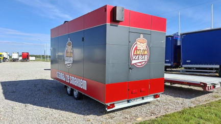 Zdjęcie przedmiotu: PRZYCZEPA GASTRONOMICZNA ZP TRAILERS ZP352 Oświadczenie o utracie DR