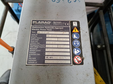 Zdjęcie przedmiotu: Agregaty hydrauliczne PLARAD XB 2-Z-XB z wyposażeniem – 2 szt. 