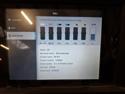 Zdjęcie przedmiotu: Maszyna poligraficzna HP LATEX 360