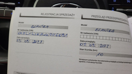 Zdjęcie przedmiotu: Hyundai Elantra 1.6 Smart