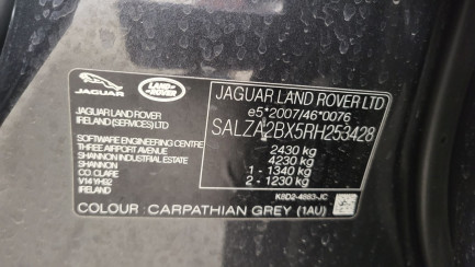 Zdjęcie przedmiotu: RANGE ROVER Evoque 2.0 P250 mHEV Dynamic SE