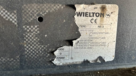 Zdjęcie przedmiotu: WIELTON NS3 Високобортовий Oświadczenie o utracie DR