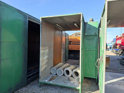 Zdjęcie przedmiotu: Елементи лінії термічного порошкового фарбування WOLMAL + Система ручного нанесення порошкової фарби з вібраційним столом Nordson ENCORE LT – 2 шт.