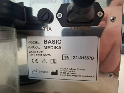 Zdjęcie przedmiotu: Set of cosmetic devices (Medika Carboxytherapy device + Medika Basic cosmetic combine)