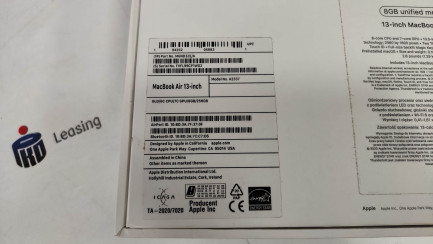 Zdjęcie przedmiotu: Notebook / Laptop Apple MacBook Air 13'' 8-rdzeniowy procesor Apple M1 z 7-rdzeniową grafiką, 8GM RAM, dysk 256GB SSD (złoty), kod prod. MGND3ZE/A