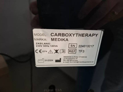 Zdjęcie przedmiotu: Set of cosmetic devices (Medika Carboxytherapy device + Medika Basic cosmetic combine)